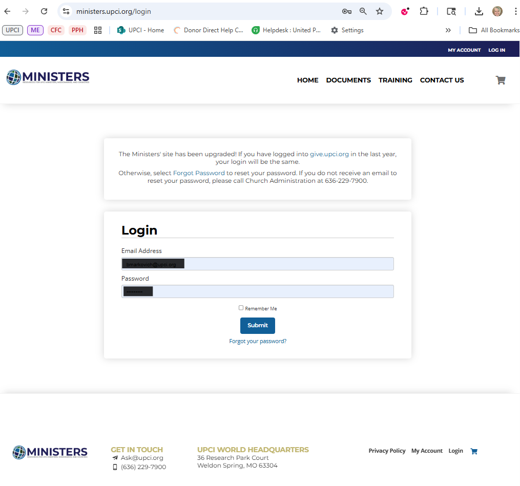 Login